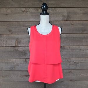 NWT Ann Taylor Coral Top